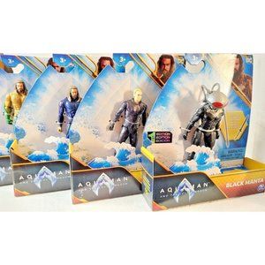New Spin Master DC Aquaman Lost‎ Kingdom Action Figures Black Manta Aquaman Toy